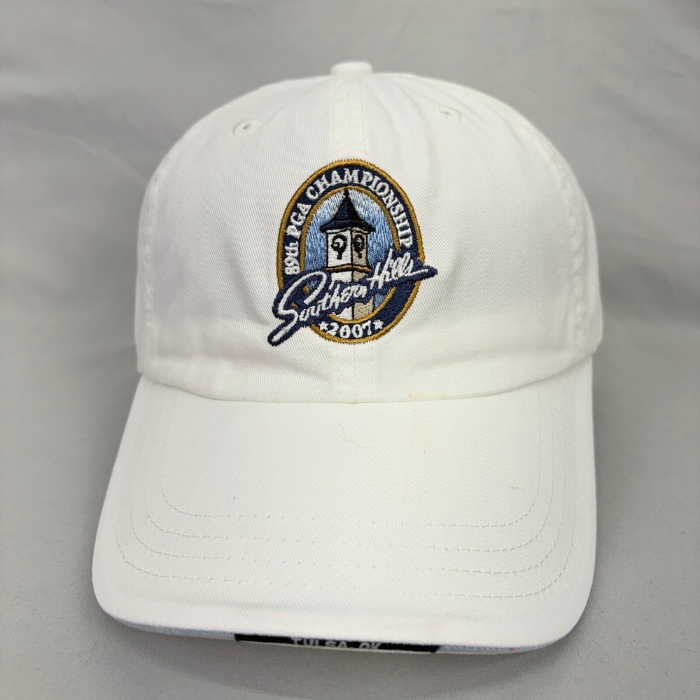 Imperial PGA Championship Hat Southern Hills Men OS White 2007 Golf Cap